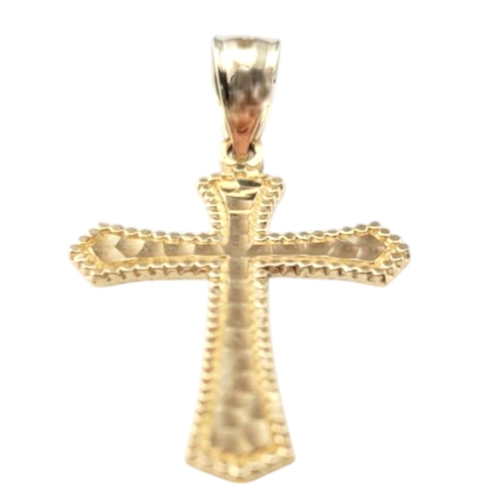 14 Karat Yellow Gold Cross Pendant #20891